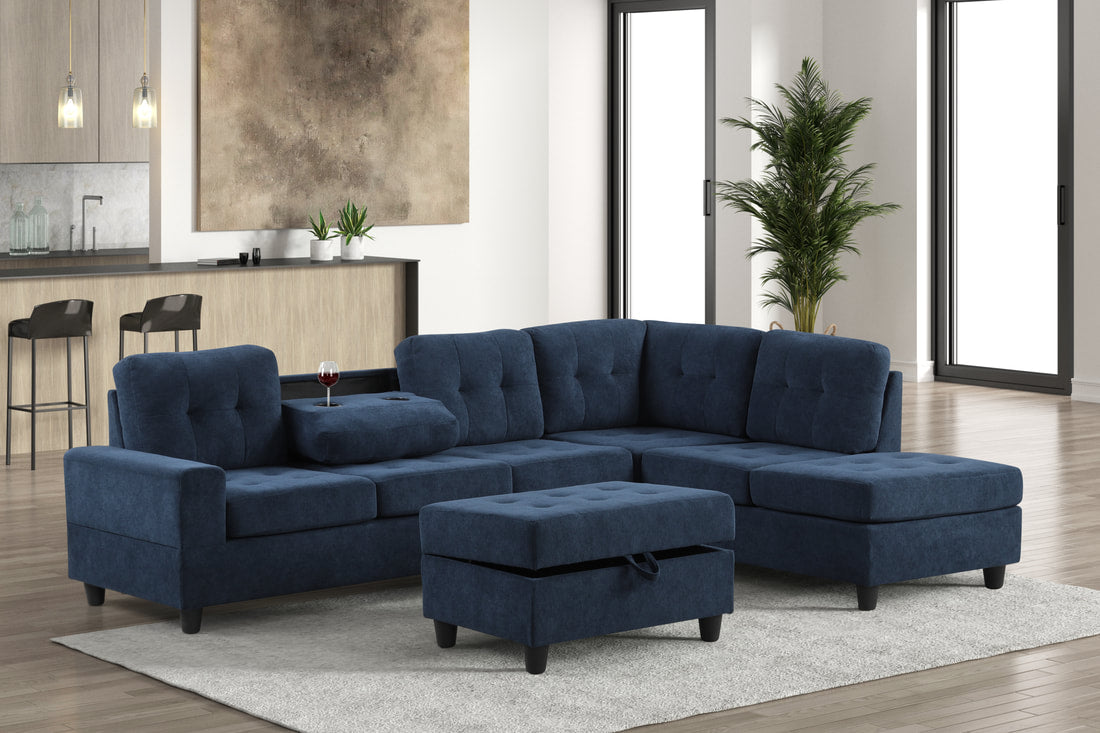 44Heights Reversible Sectional + Ottoman **NEW ARRIVAL**