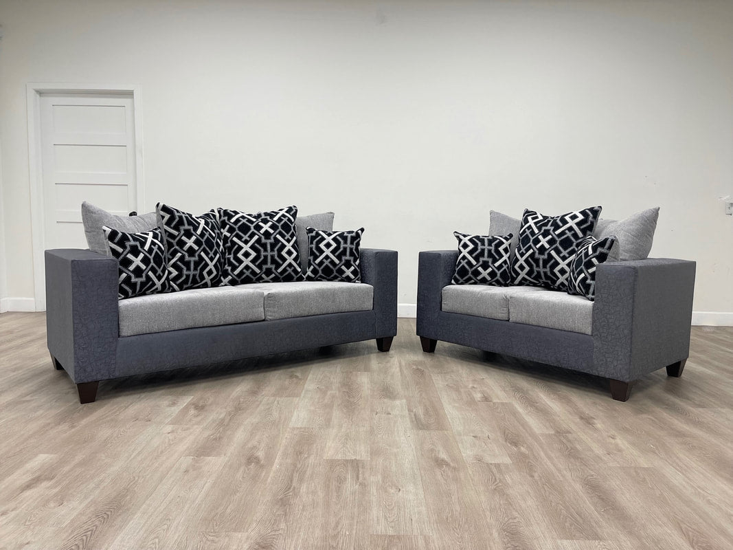 110 2PC Sofa & Loveseat Set