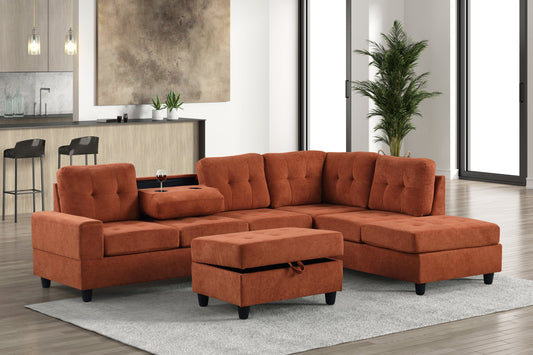 43Heights Reversible Sectional + Ottoman **NEW ARRIVAL**