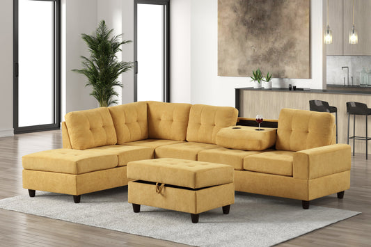 47Heights Reversible Sectional + Ottoman **NEW ARRIVAL**