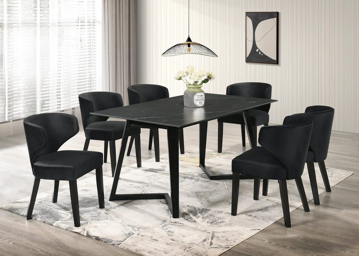 Hamilton Dining Table + 6 Chair Set