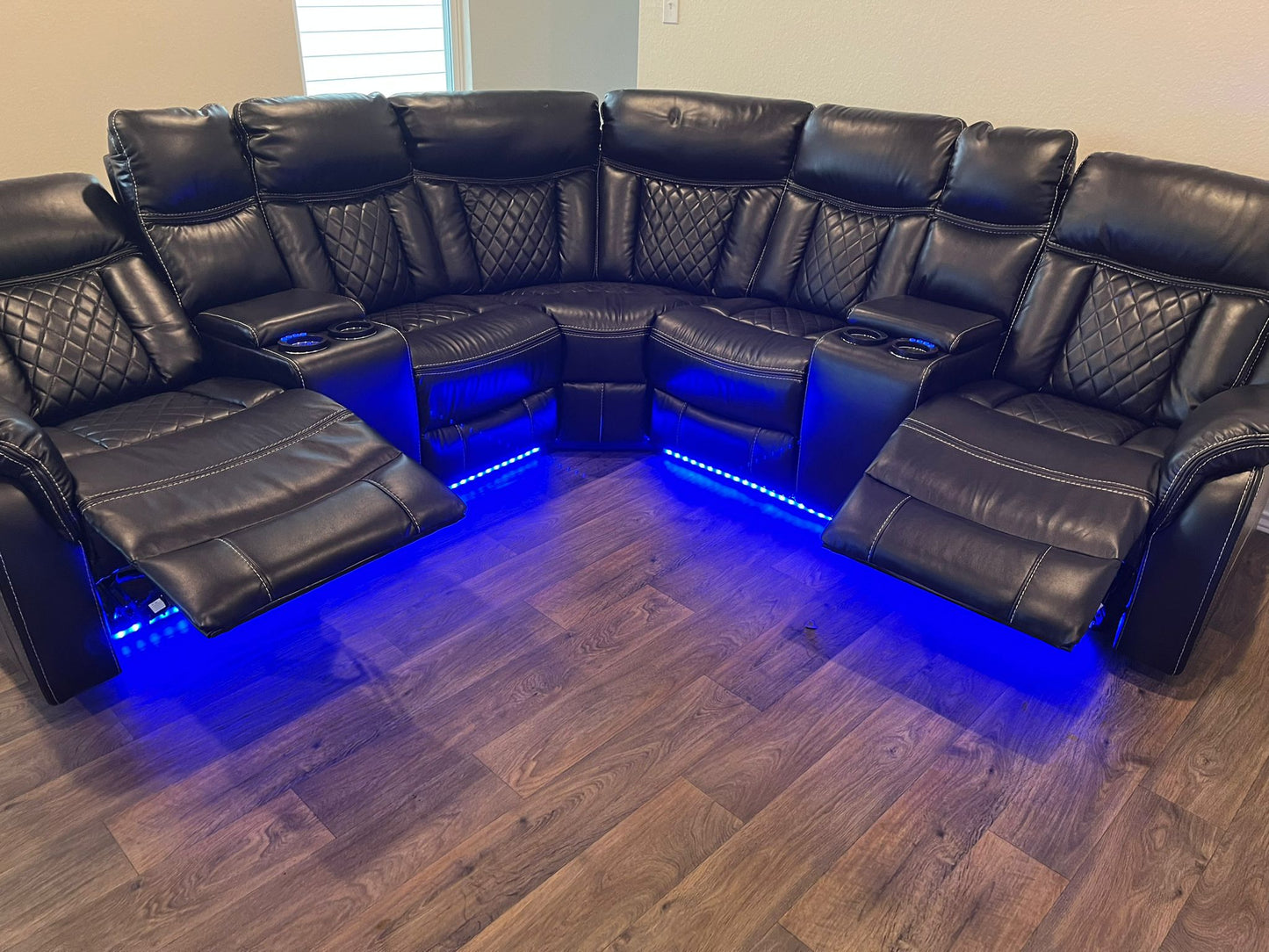 Batman Black Power Reclining Sectional