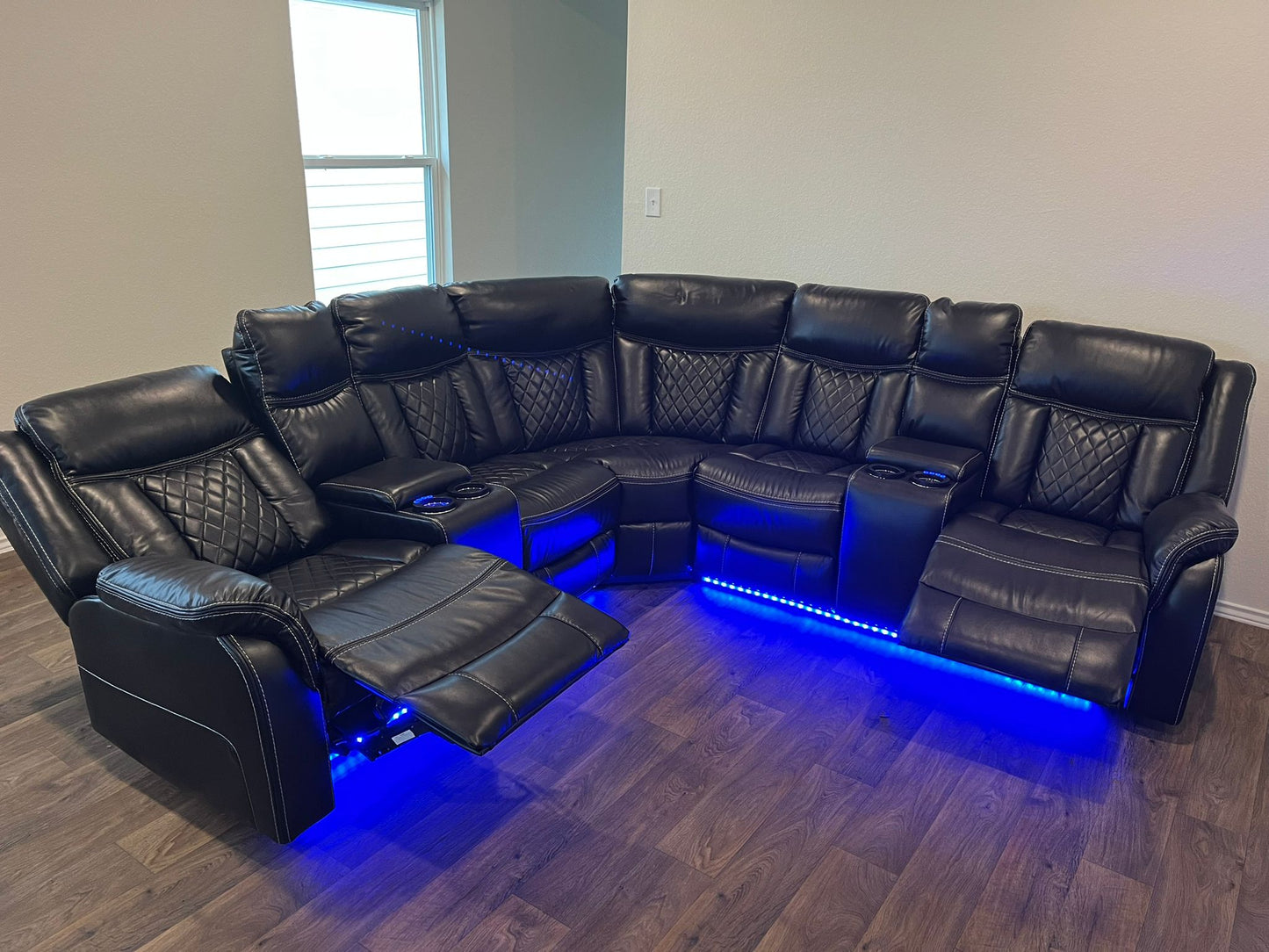 Batman Black Power Reclining Sectional