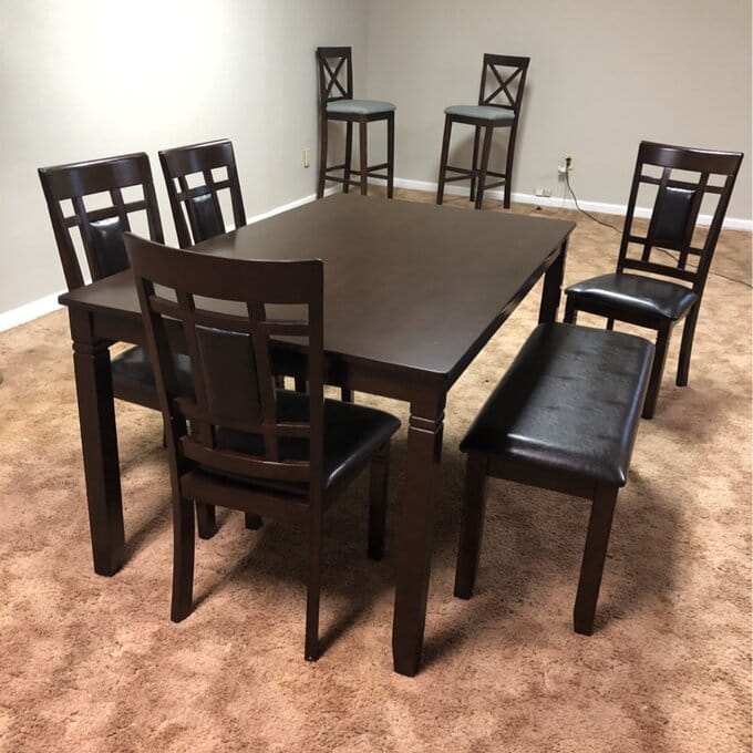 2325SET PAIGE 7-PC DINETTE SET