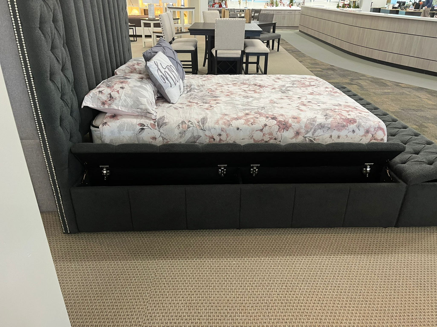 5201CL-ALL DANBURY CHARCOAL BED