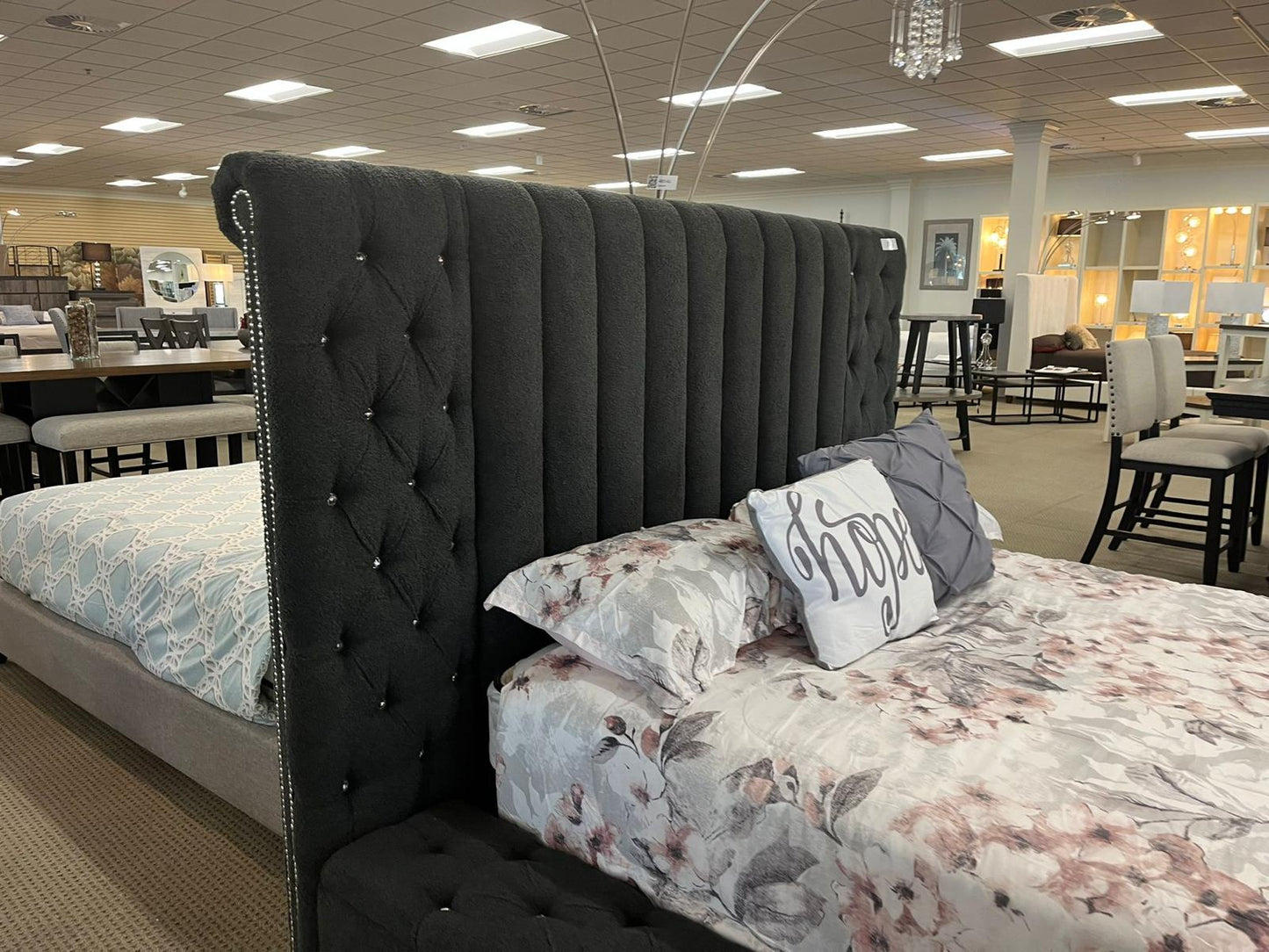 5201CL-ALL DANBURY CHARCOAL BED