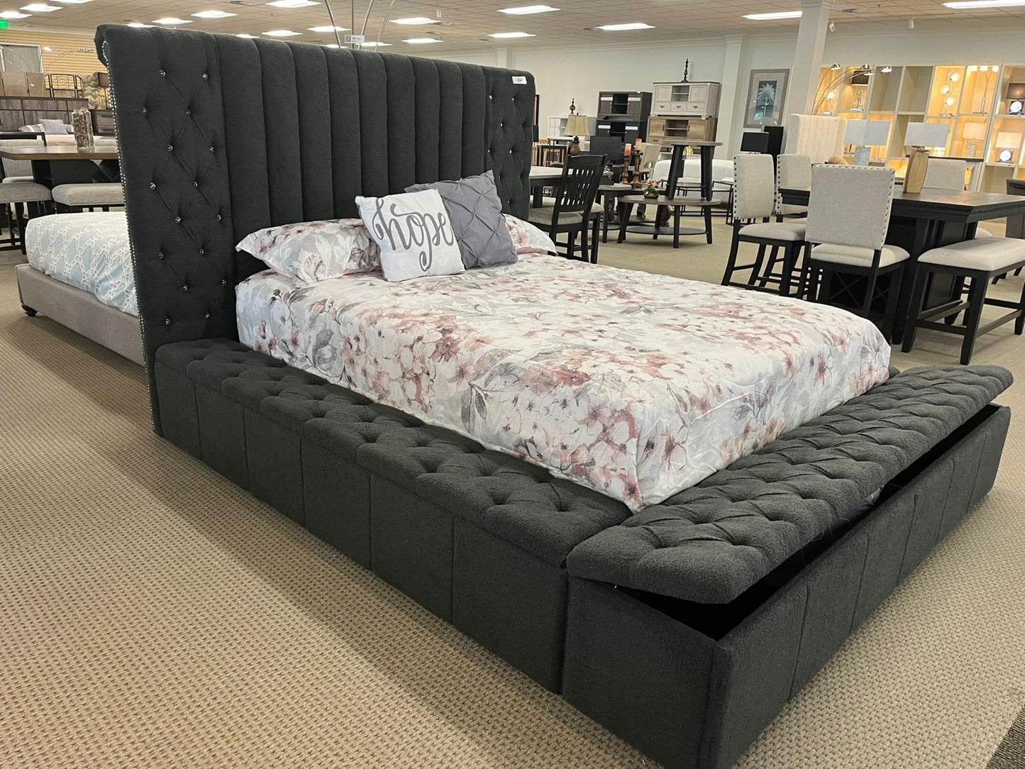 5201CL-ALL DANBURY CHARCOAL BED