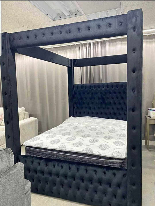 5114BK ANNABELLE BED FRAME BLACK