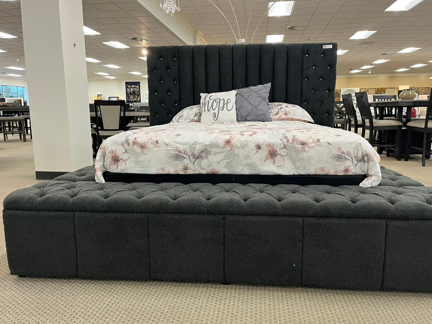 5201CL-ALL DANBURY CHARCOAL BED