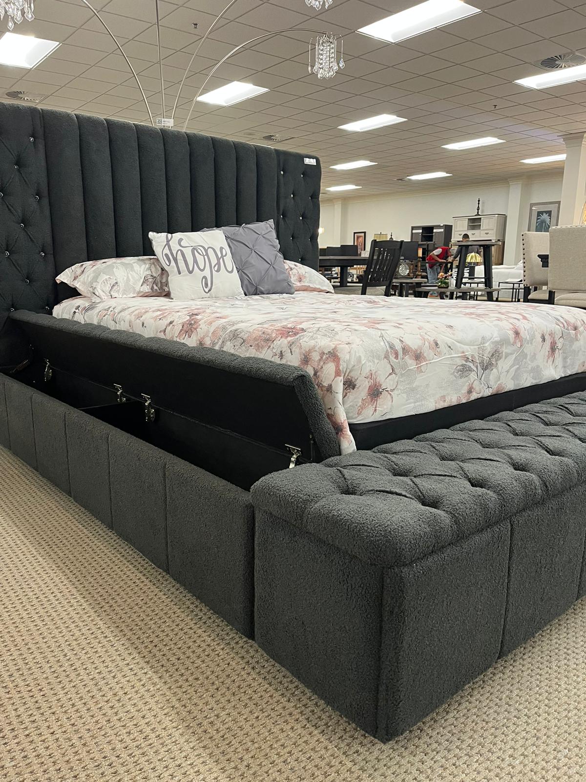 5201CL-ALL DANBURY CHARCOAL BED