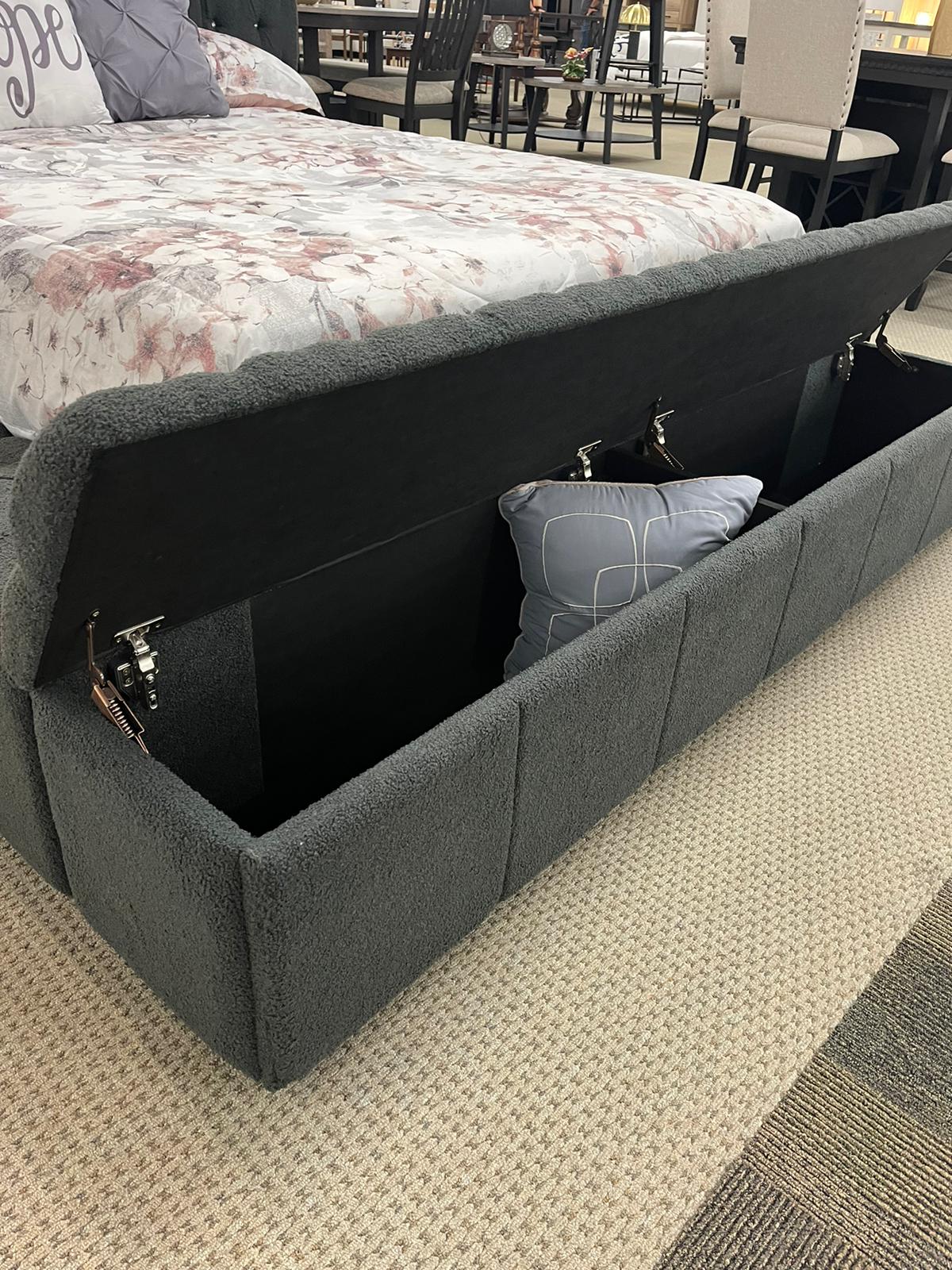 5201CL-ALL DANBURY CHARCOAL BED