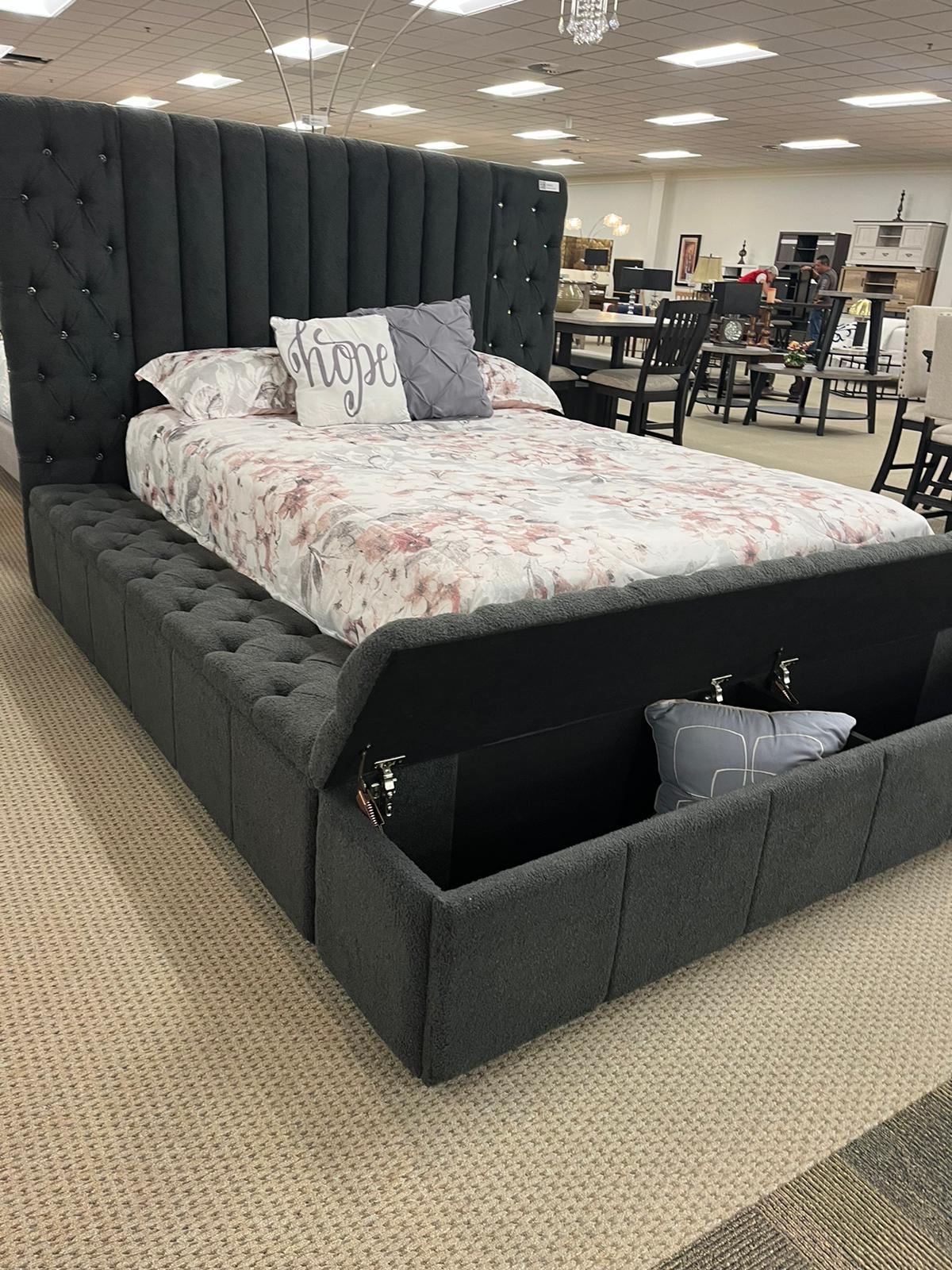 5201CL-ALL DANBURY CHARCOAL BED