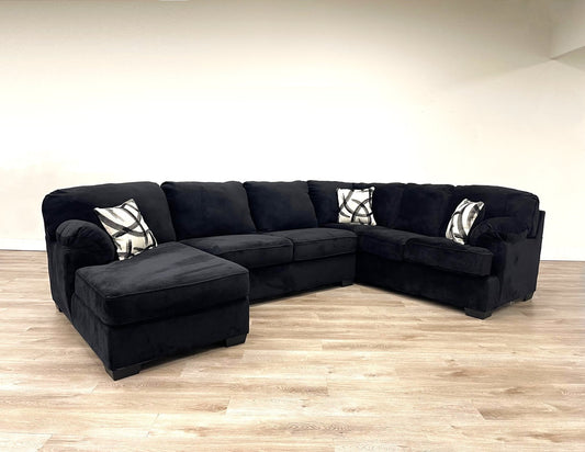 BRENTWOOD BLACK SECTIONAL **NEW ARRIVAL**