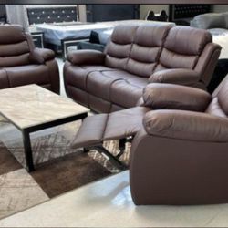 Brand New Dynamo2-PALOMINO 3PC Reclining Set