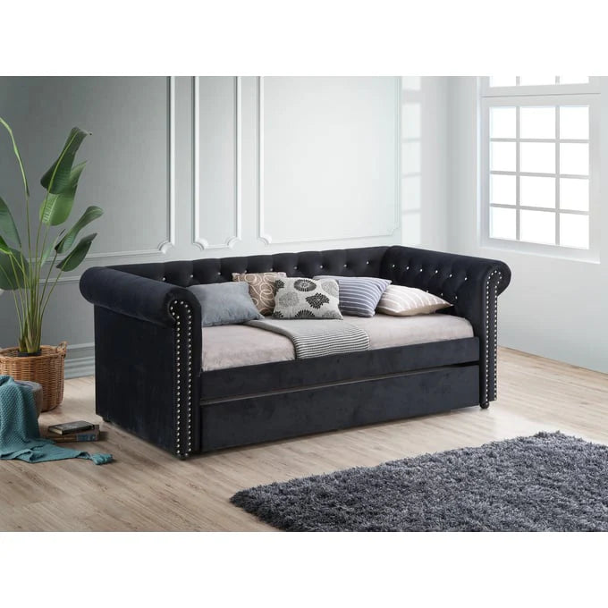 5332BK-SET ELLIE BLACK DAYBED