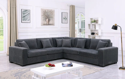 S861 Comfy II Grey  3pcs Sectional