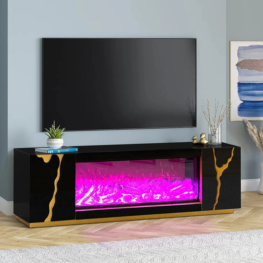 A-TV01 ROSA TV STAND Black