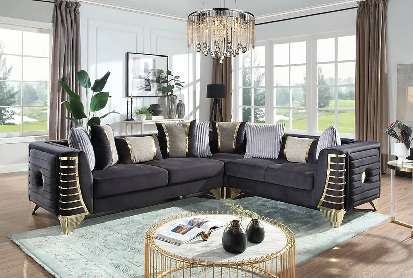 S4020 Donovan (Black) - Sectional