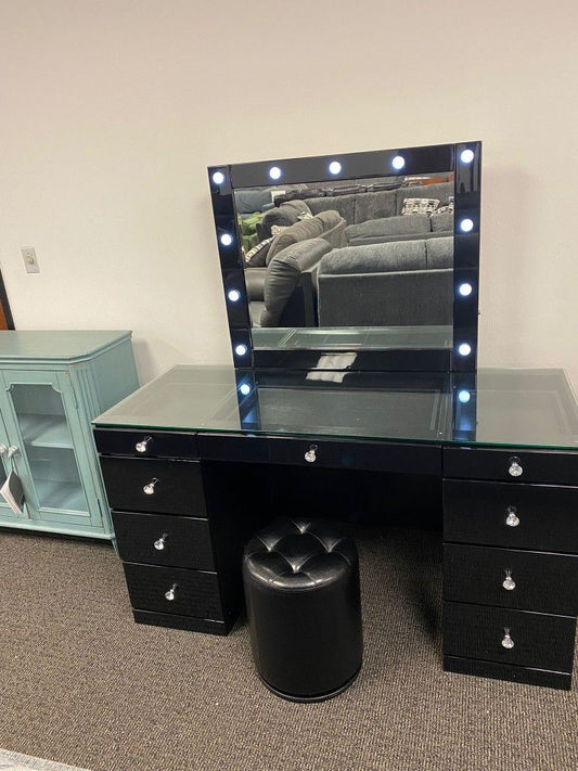 brand new B4850BKSET AVERY BLACK VANITY