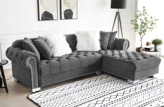 London - Velvet sectional